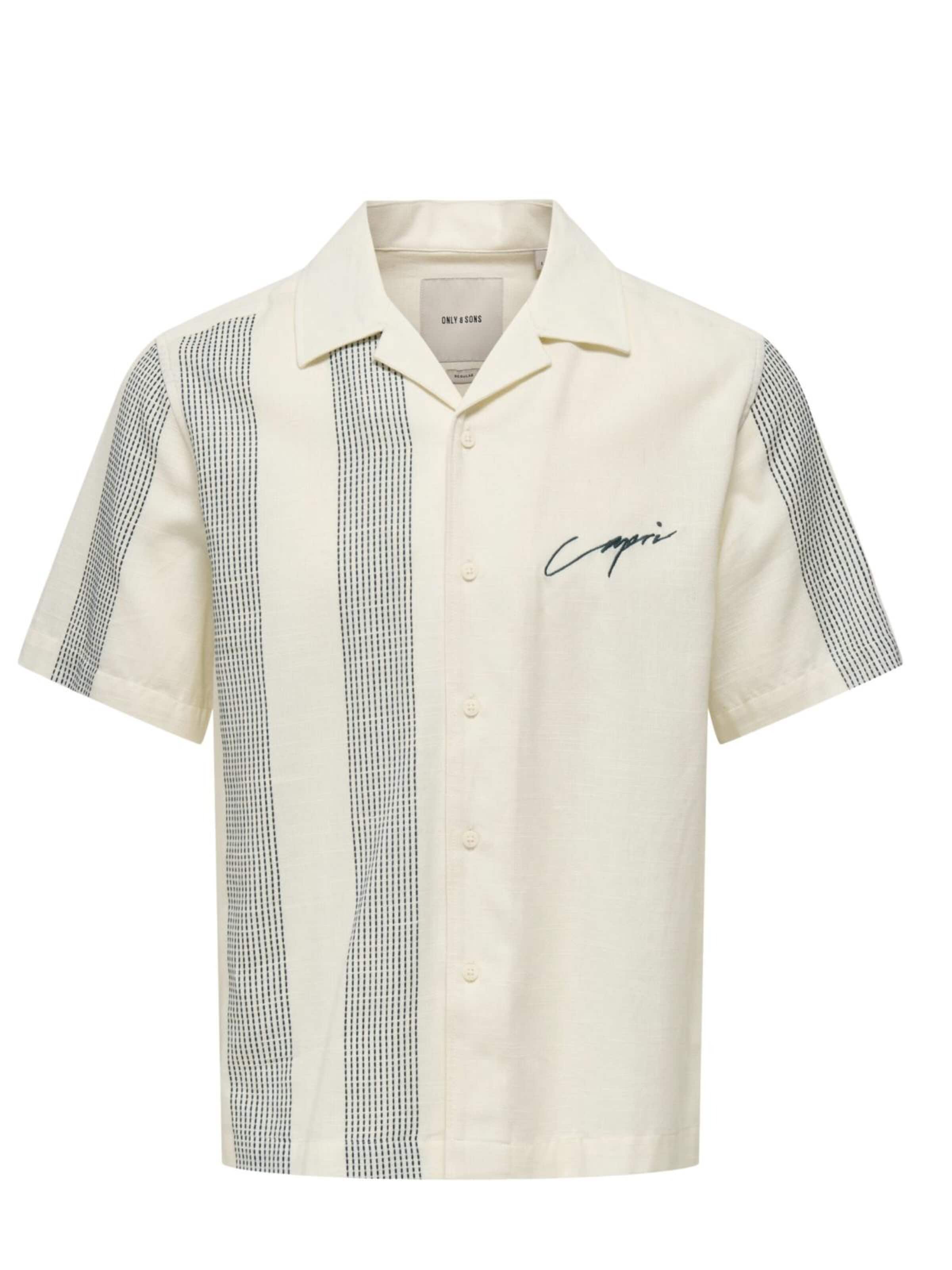 ONLY Chemise en M en crème, Vue avec produit