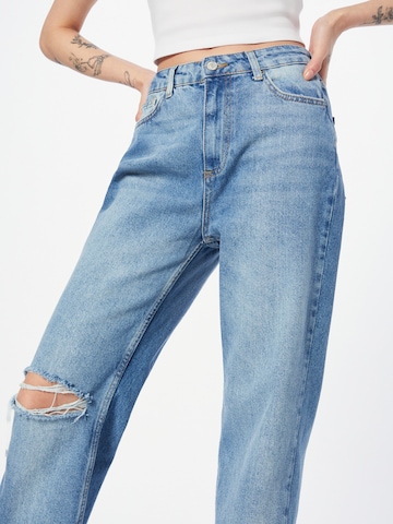 Wide leg Jeans de la Trendyol pe albastru