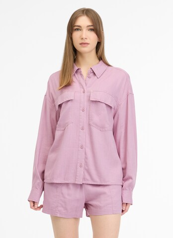 Ragwear Bluse in Pink: Vorderseite