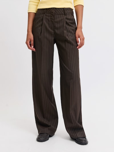 JJXX Pantalón plisado 'JXELLIS' en 34/30 en marrón oscuro / greige, Vista del producto