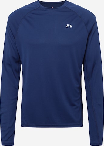 mėlyna Newline Sportiniai marškinėliai: priekis