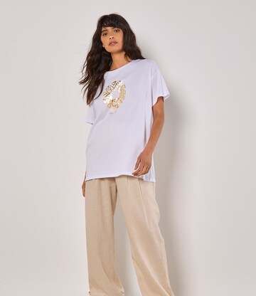 T-shirt Apricot en blanc