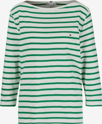 Tommy Hilfiger Curve Shirt 'New Cody' in Groen: voorkant