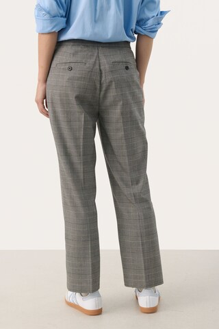 Regular Pantalon à pince Part Two en gris