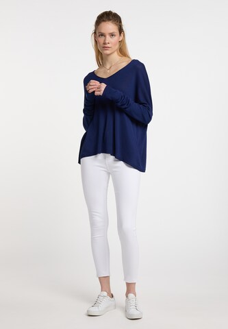 Pull-over DreiMaster Maritim en bleu