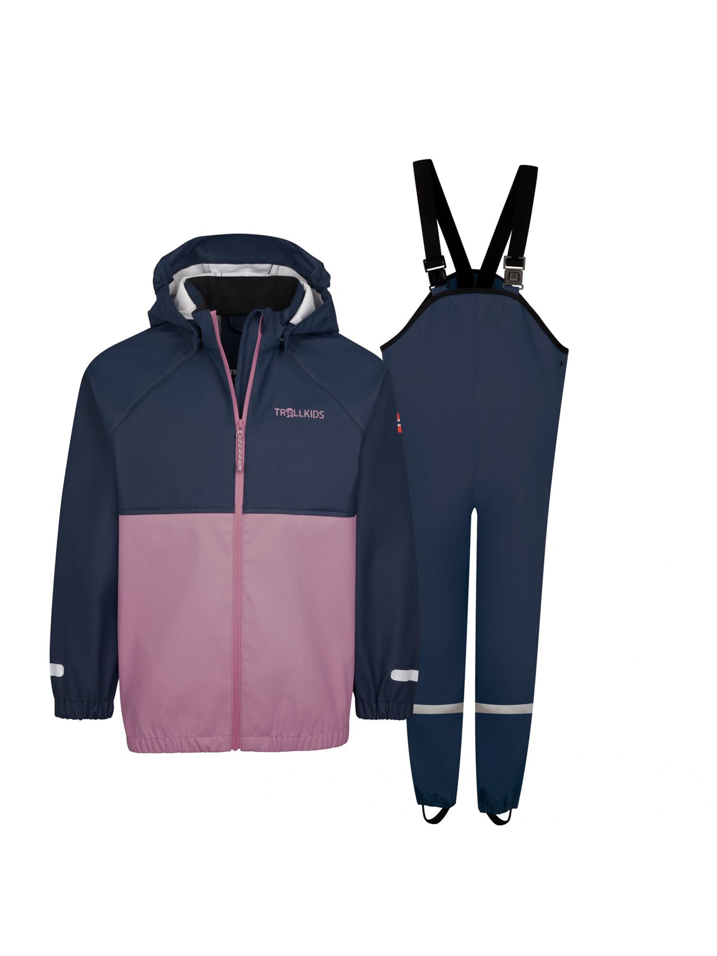 TROLLKIDS Outdoor jacket in Purple: front