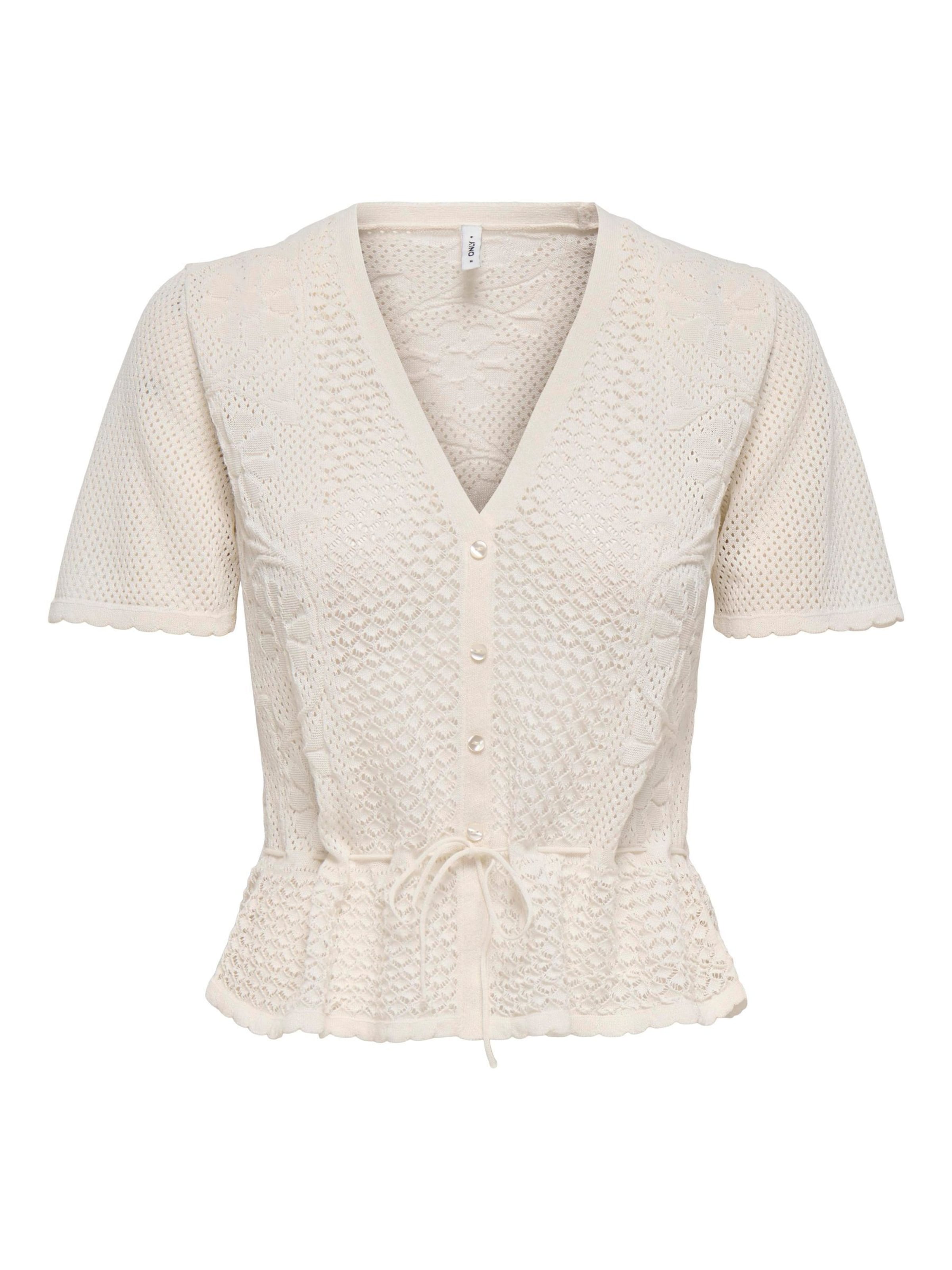 ONLY Strickjacke 'ONLMai' in hellbeige, Produktansicht