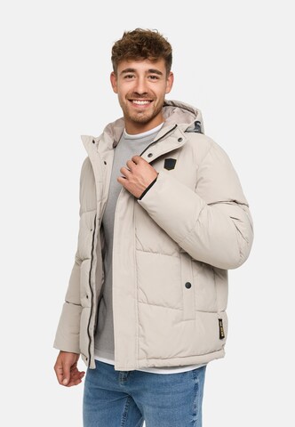 INDICODE JEANS Winter jacket 'INLaurits' in Beige