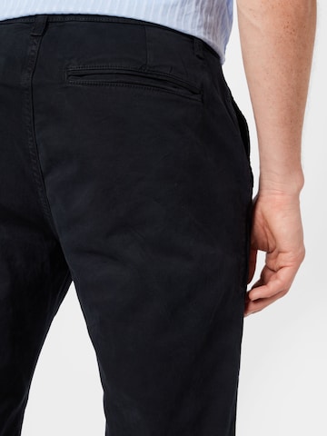 CAMP DAVID Regular Chino Pants in Black