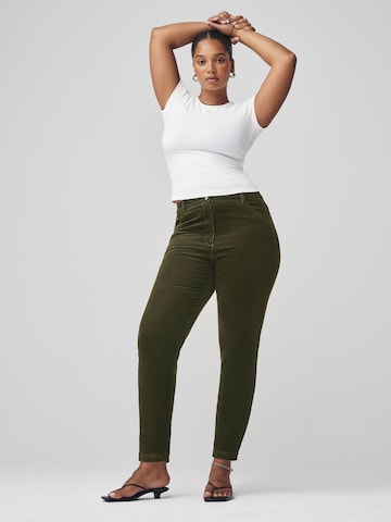 Next Skinny Hose in Grün