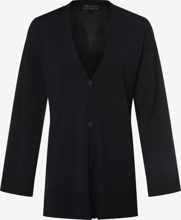 ARMANI EXCHANGE Knit Cardigan in Black: front