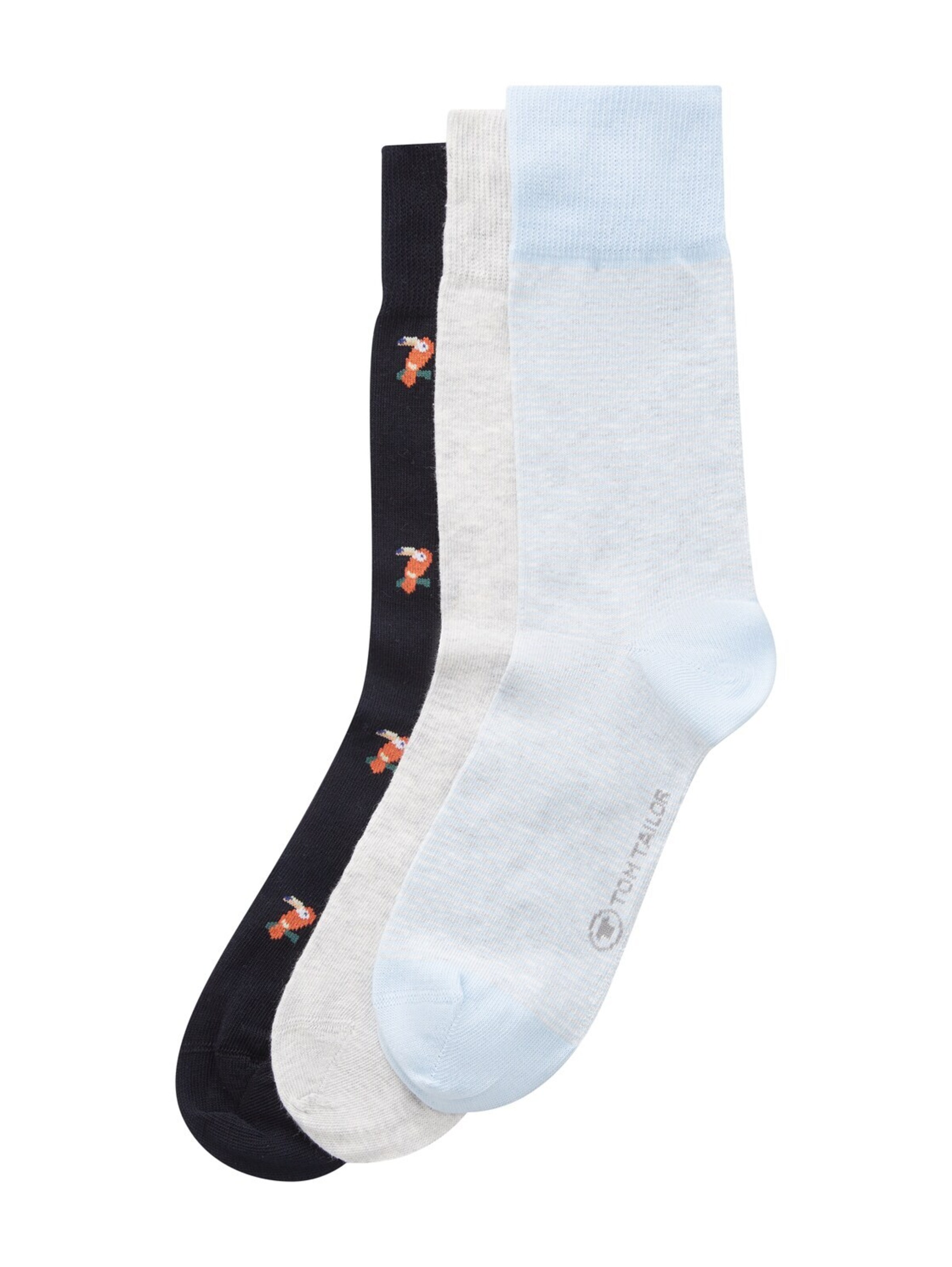 Männer Wäsche TOM TAILOR Socken in Blau, Grau - EV52904