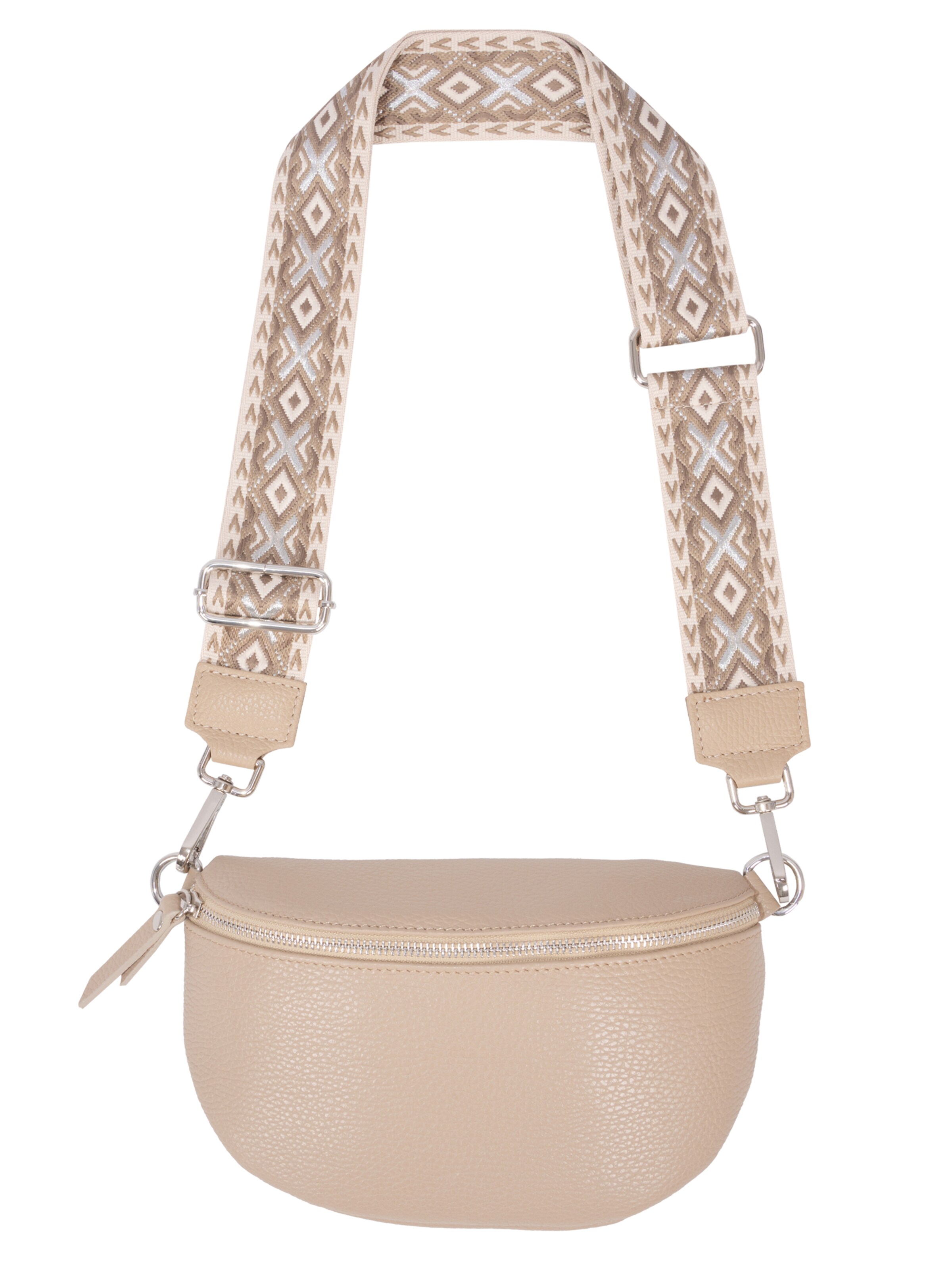 Seasons of April Sacs banane 'Helen' en taupe, Vue avec produit