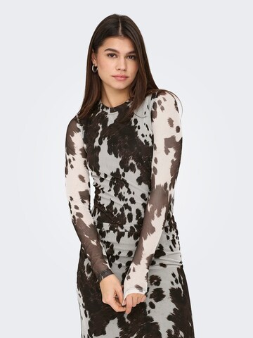 T-shirt ONLY en marron