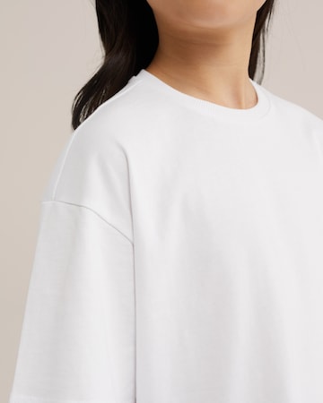 Tricou 'Meisjes' de la WE Fashion pe alb
