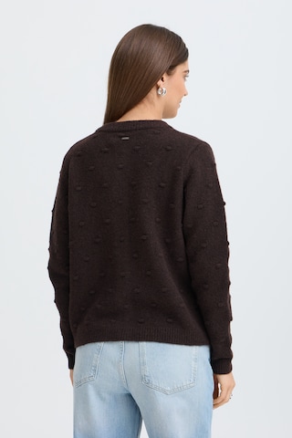 Pulz Cardigan 'DAGMAR ' i brun