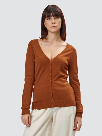 Cardigan Influencer en marron : devant