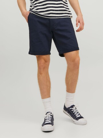 JACK & JONES regular Lærredsbukser 'JPSTDave' i beige