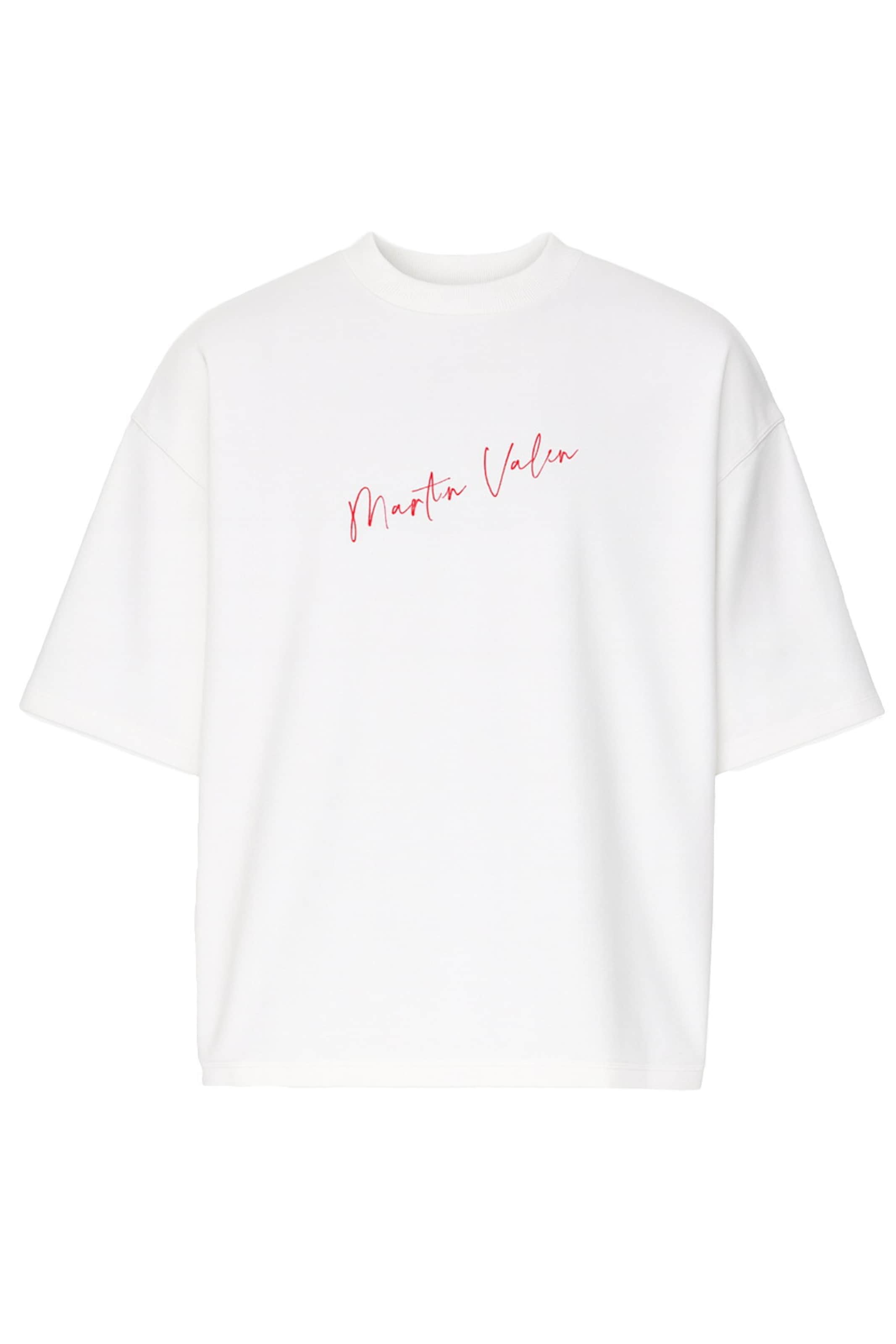 MARTIN VALEN Shirt in Wit: voorkant