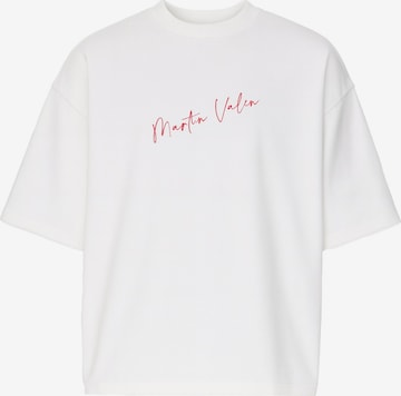 T-Shirt MARTIN VALEN en blanc : devant