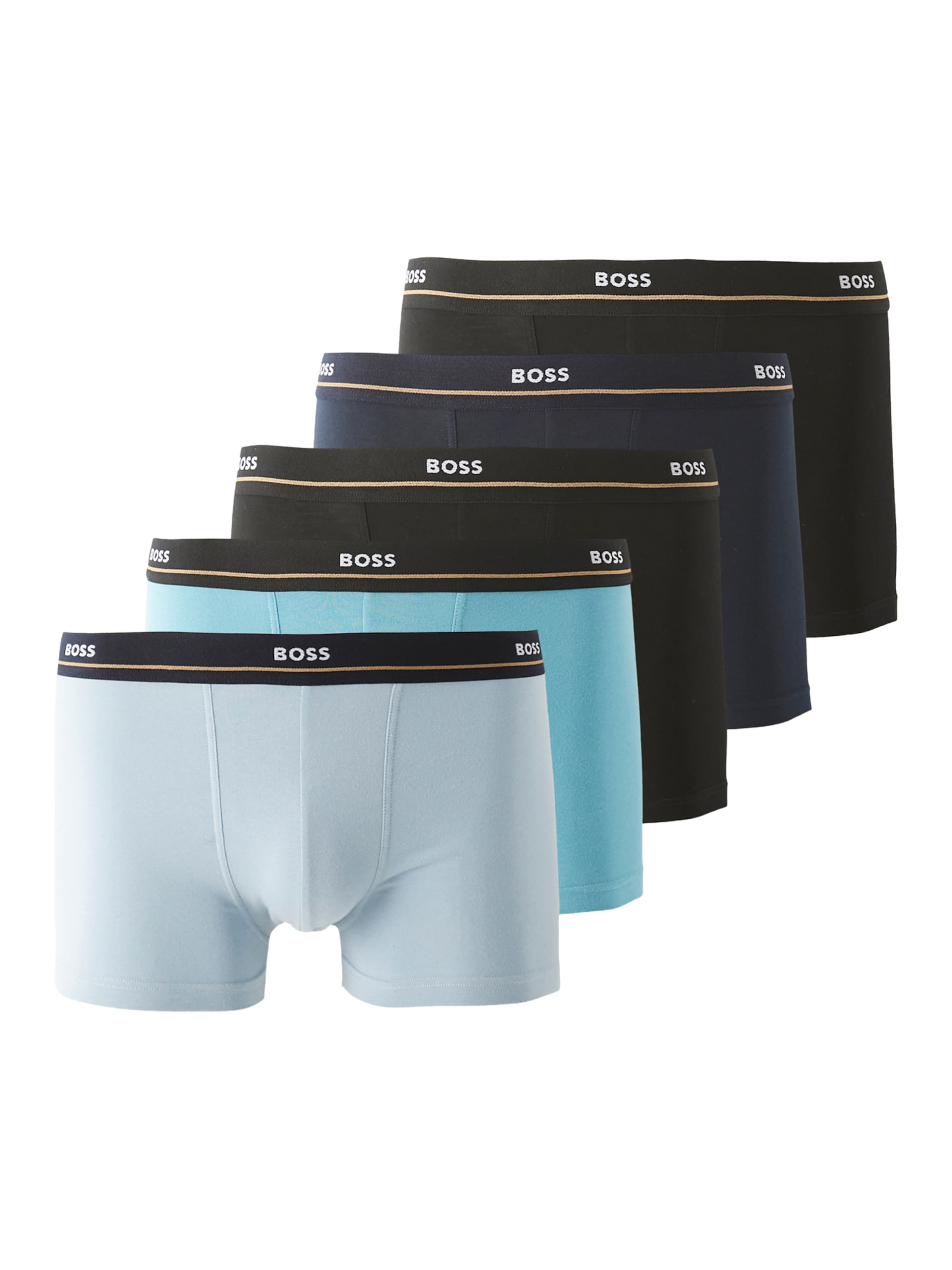 BOSS - Boxers em azul: frente