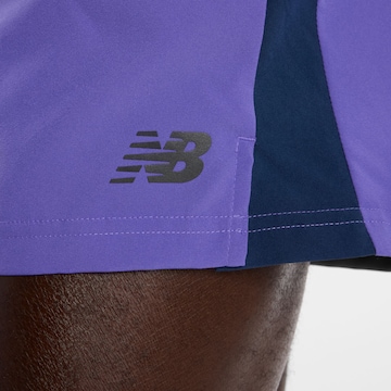 new balance - Regular Calças de desporto em roxo