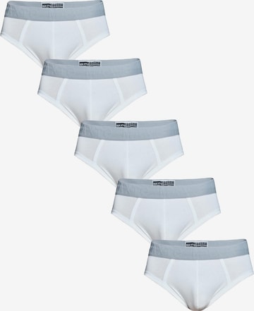 Slip 'COTTON MAX Slips Men 5er Pack' Maxte en blanc : devant