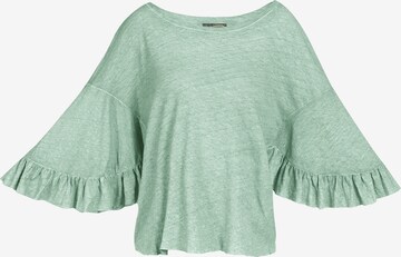 DreiMaster Vintage Blouse in Green: front