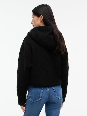 Tommy Jeans Fleecejacka i svart