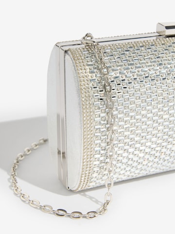 Lipsy Clutch in Silber