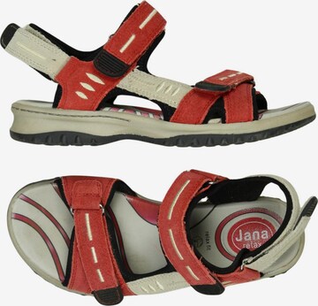 JANA Sandalen 37 in Rot: Vorderseite