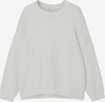 Pull-over Pull&Bear en beige : devant