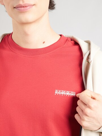 NAPAPIJRI Μπλουζάκι σε κόκκινο