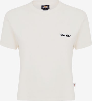 balta DICKIES Marškinėliai 'LEWISTOWN': priekis