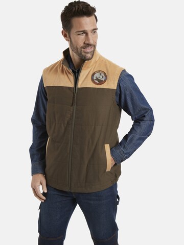 Jan Vanderstorm Vest ' Hring ' in Brown: front