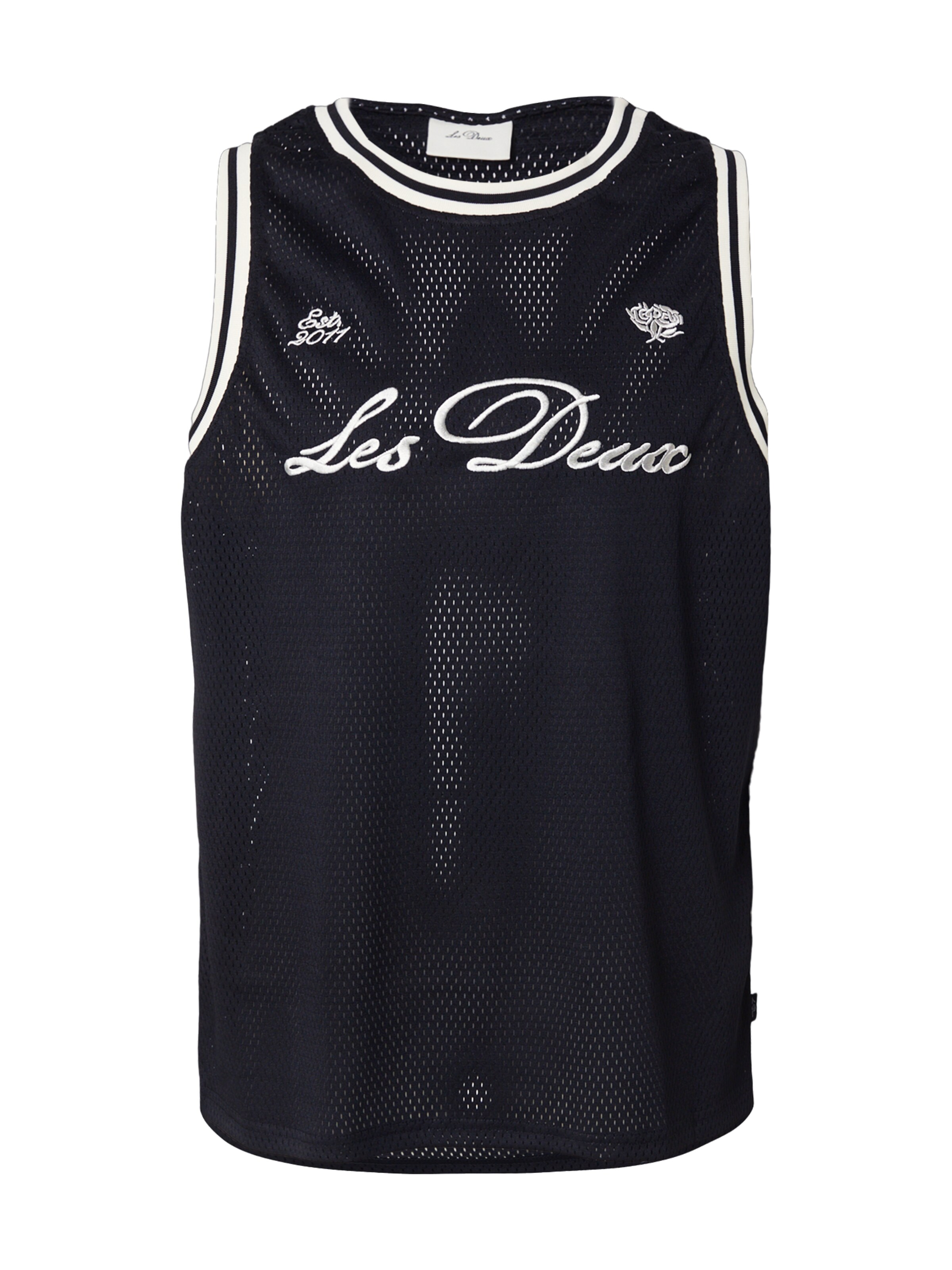 Les Deux Shirt in Black: front