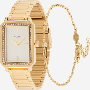CLUSE Analoginen kello 'Fluette' värissä kulta: etupuoli