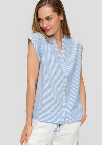 s.Oliver Blouse in Blauw: voorkant