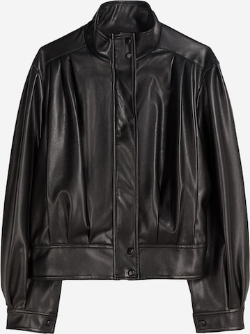 Bershka Välikausitakki värissä musta: etupuoli