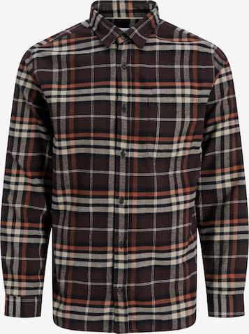 JACK & JONES Triiksärk 'JJJames', värv pruun: eest vaates