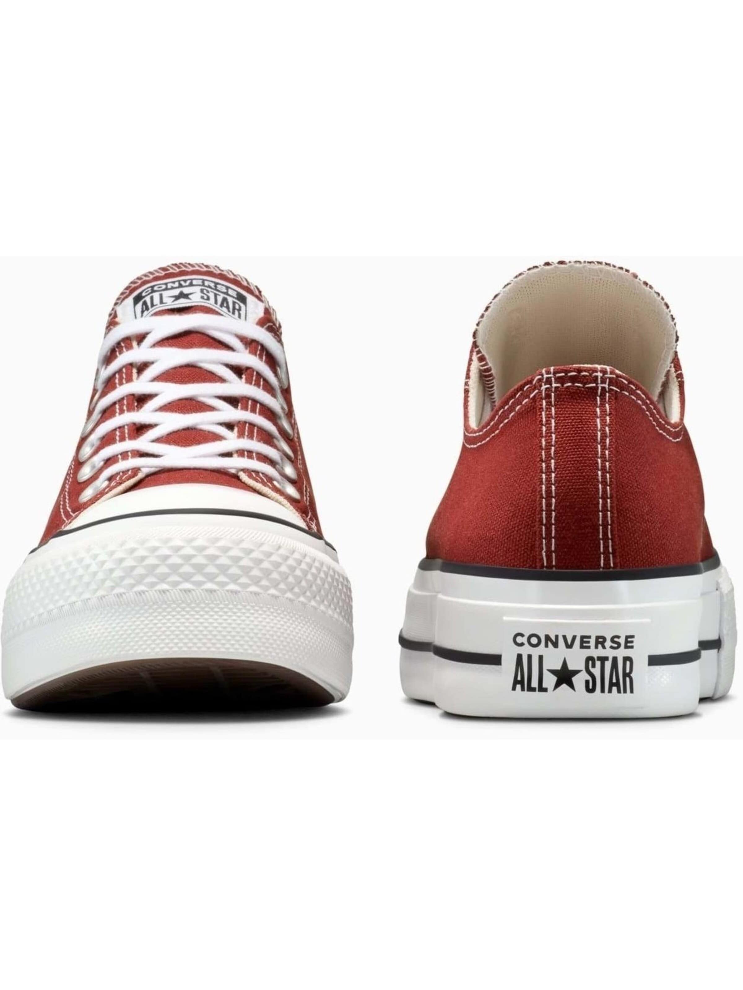 CONVERSE Sneaker low 'Converse Chuck Taylor As Lift' in Rot