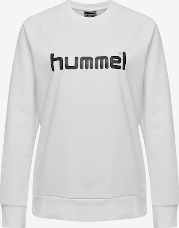 Hummel Athletic Sweatshirt in White: front