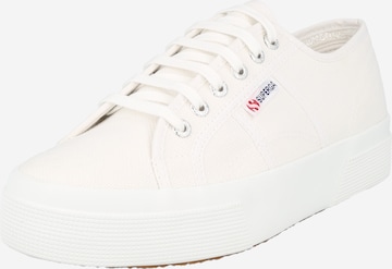 Sneaker bassa di SUPERGA in bianco: frontale