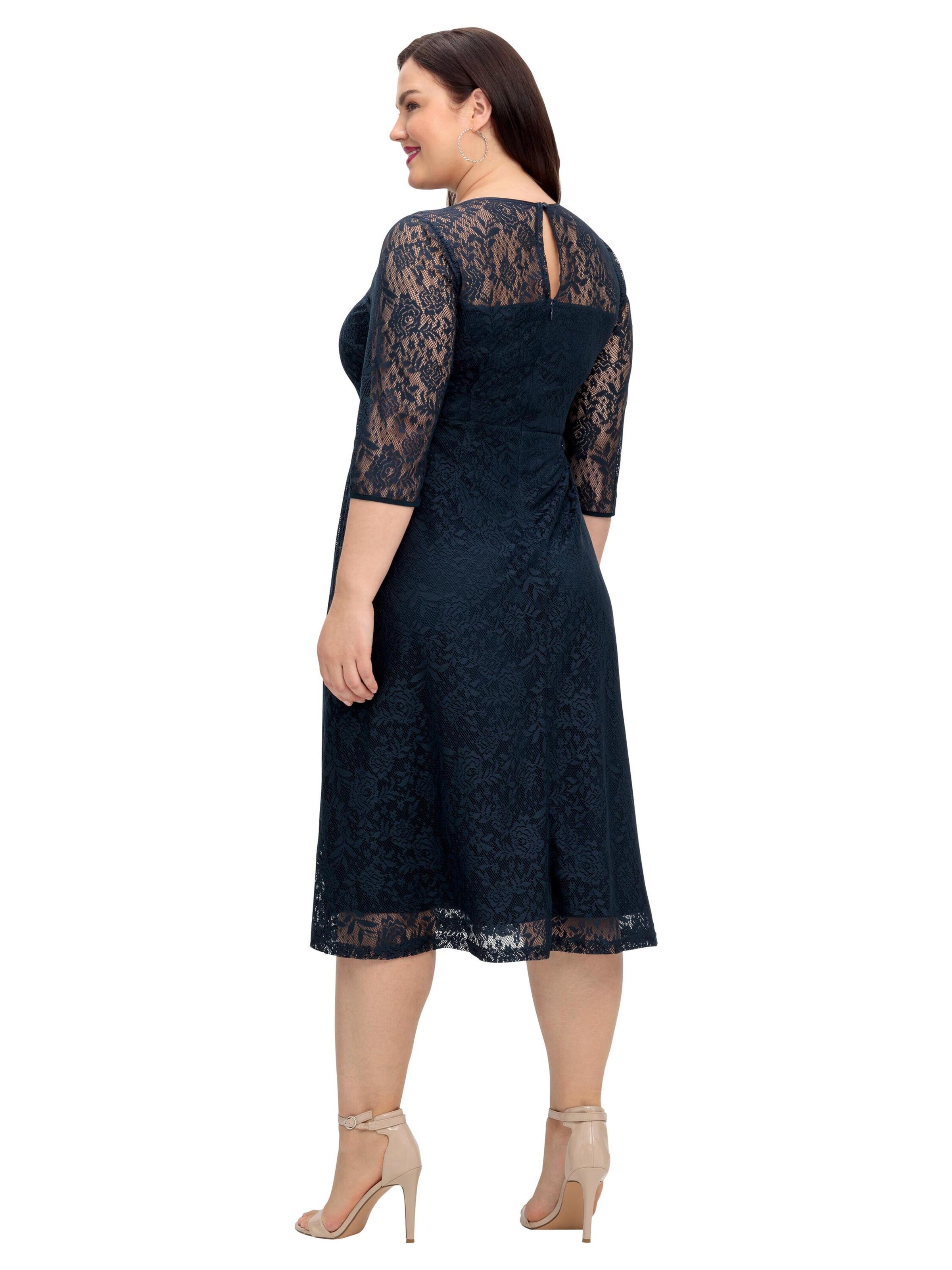 SHEEGO Abendkleid in Blau