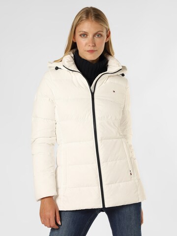 TOMMY HILFIGER Winterjacke in Weiß: predná strana