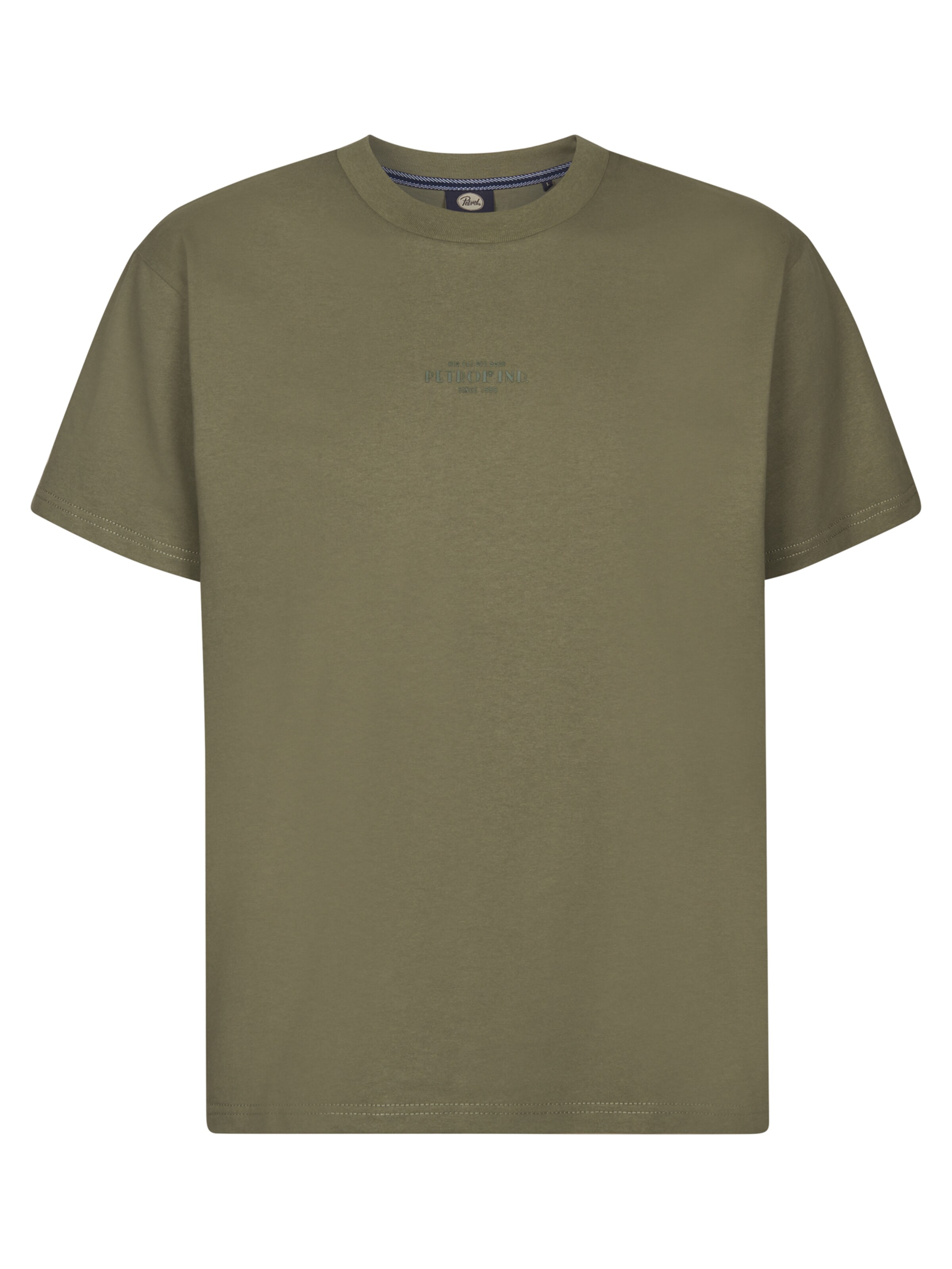 T-Shirt 'Limewalk' Petrol Industries en vert : devant