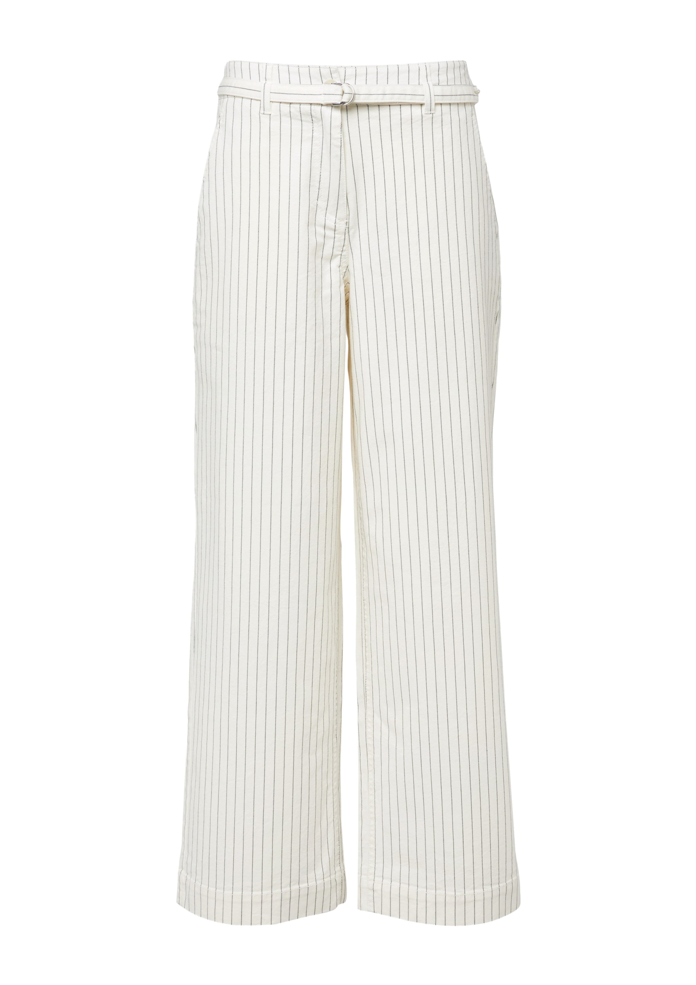 s.Oliver Wide leg Trousers in Beige: front