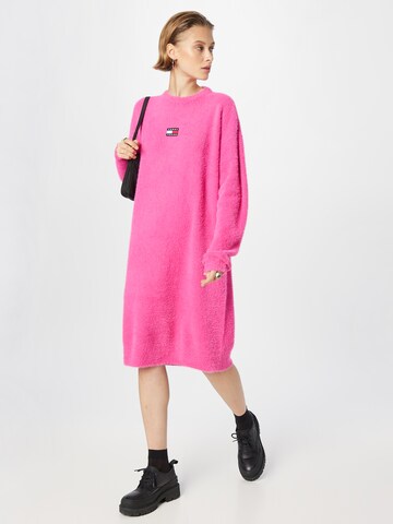 Tommy Jeans Knitted dress in Pink