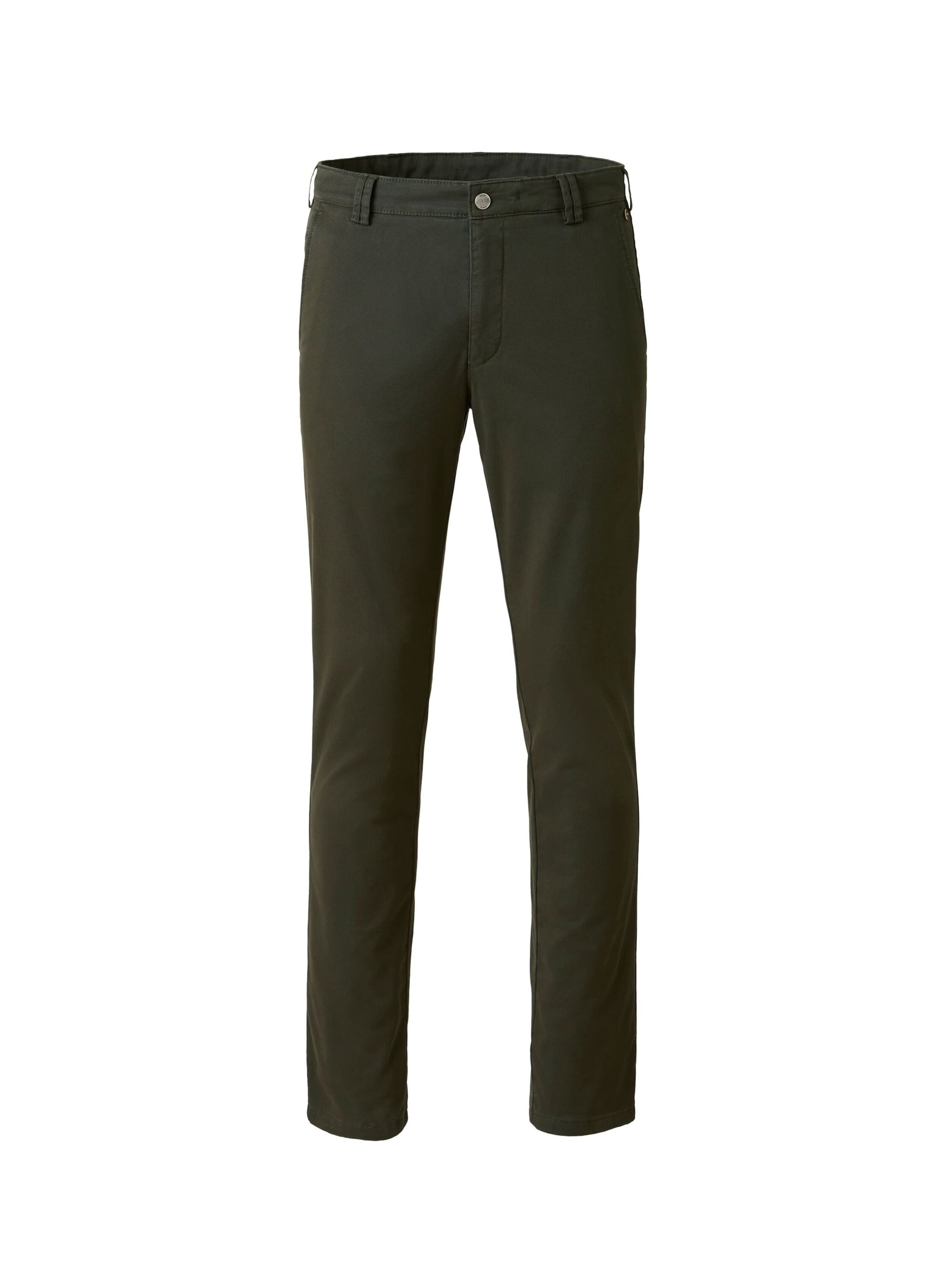 MEYER Chino trousers in Green: front