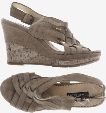 Görtz Sandals & High-Heeled Sandals in 36 in Brown: front